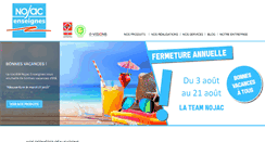 Desktop Screenshot of nojac-enseignes.com